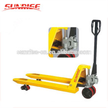 2000 kg capacity heavy duty hydraulic mini hand pallet truck